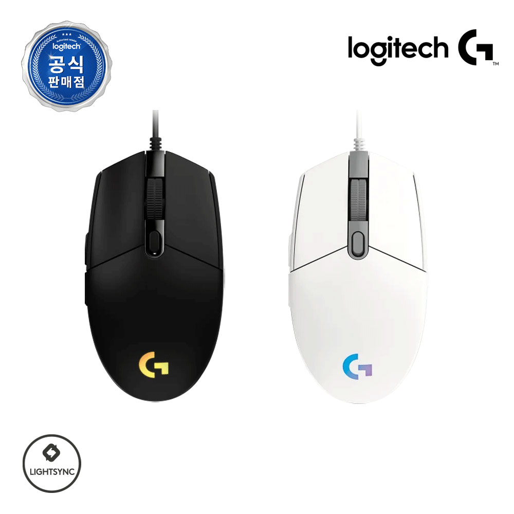 로지텍코리아 로지텍G G102IC 2세대 LIGHTSYNC 유선 게이밍 마우스 벌크